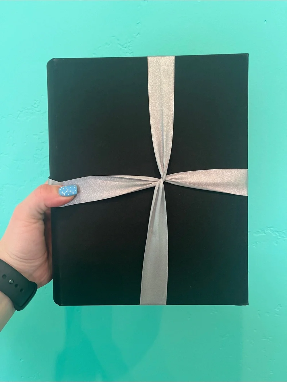 Set of 2 Photo Albums - Polka Dot and Black